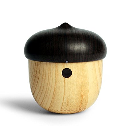 Portable Mini Bluetooth Speaker Wireless Portable Music Player Natural Cute Nut Shaped Outdoor Loudspeaker
