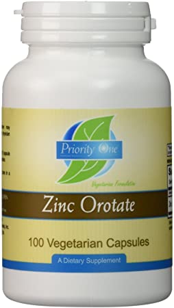 Priority One Vitamins - Zinc Orotate 100 Caps