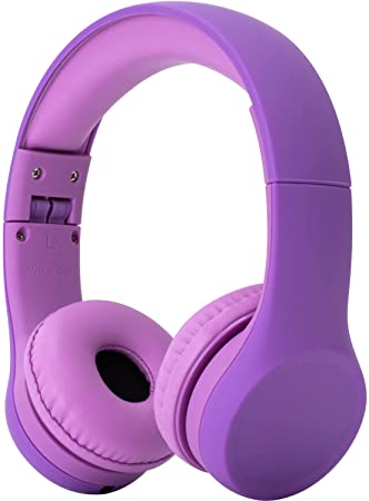 Snug Play  Kids Headphones with Volume Limiting for Toddlers (Boys/Girls) - Purple