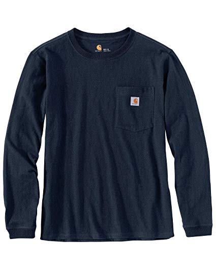 Carhartt Women's K126 Workwear Pocket Long Sleeve T-Shirt (Regular and Plus Sizes)