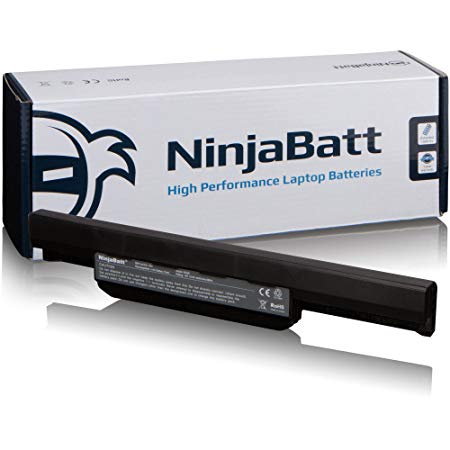 NinjaBatt Laptop Battery for Asus K53E A32-K53 A41-K53 X44H A53S A53U X53U X53E X54C K53S K53SV A53E X53S X54H 07G016H31875 A43S K53SD A53 A54 K53 A54C A42-K53- High Performance [6 Cells/4400mAh/48Wh]