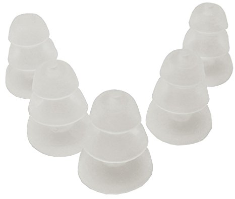 Etymotic Research ER38-18CL Clear 3 Flange Eartips