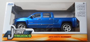 Jada 2014 Chevy Silverado "Just Truck Series" 1:24 Scale (Blue)