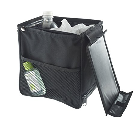 High Road TrashStand Leakproof and Weighted Car Trash Basket - Compact Size