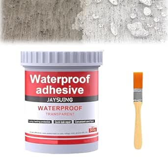 Waterproof Coating Agent, 2024 New End Transparent Waterproof Sealing, Invisible Waterproof Medium for Bathroom Toilet Tiles Walls Roof (300g)