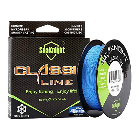 SeaKnight Classic Braided Fishing Line Super Strong Abrasion Resistant Braided Lines 6lb-80lb High Performance PE Fishing Lines