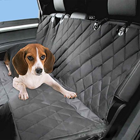 AUTOLOVER Muti-funtional Pet Seat Cover,Car Seat Cover for Pets,Hammock Designed,Waterproof,Non-Scratch,Non-Slip,Dog Seat Cover for Cars Trucks and SUVs