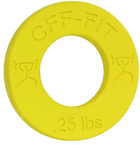 CFF 0.25 lb Competition Rubber Fractional Weight Plates - Pair