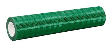 3M 3437 Green Micro Prismatic Sheeting Reflective Tape, 1" x 5 yd (1 Roll)