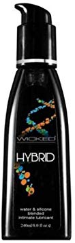 Wicked Hybrid Water & Silicone Blended Lubricant - 8oz.