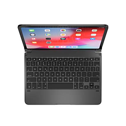 Brydge Pro 11.0 Keyboard for 11.0-inch iPad Pro 3rd Generation 2018 Model | Aluminum Wireless Bluetooth Keyboard with Backlit Keys | Long Battery Life | (Space Gray)