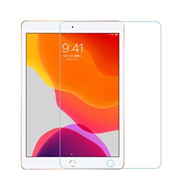 Screen Protector for iPad 7th Generation 10.2'' 2019 Release, Clear Tempered Glass Screen Protector Compatible