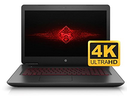 Newest HP OMEN 17 17.3'' UHD 4K VR Ready Gaming and Business Laptop (Intel i7, 2TB HDD  128GB SSD, 17.3 inch UHD 3840 x 2160, 16GB RAM, GeForce GTX 1060, Win 10 Pro)