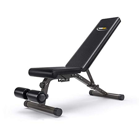FEIERDUN Workout Benches,Adjustable Utility Weight Bench 882 lbs Capacity Versatility Foldable Incline/Decline Bench