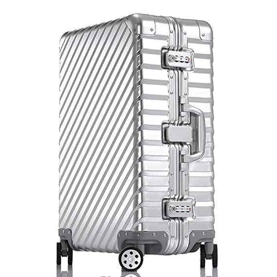 Enkloze KLASIK Aluminum Carry-On Suitcase Spinner - 100% Aluminum TSA 21" 24" 28"