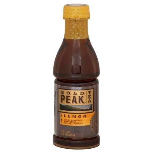 Gold Peak Iced Tea, 18.5 Fl Oz (Pack of 12) (Lemon)