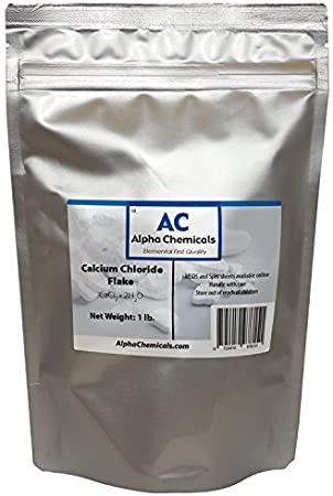 Calcium Chloride Flake - Dihydrate - CaCl2*2H2O - (1 lb)