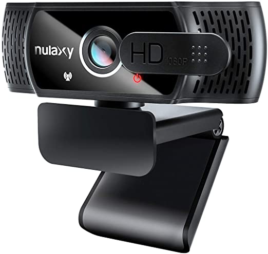 Nulaxy C900 Webcam, FHD 1080P Web Camera with Microphone & Privacy Cover, Laptop PC Webcam for Video Streaming, Conference, Gaming, Online Classes, Compatible with Windows Mac OS Android