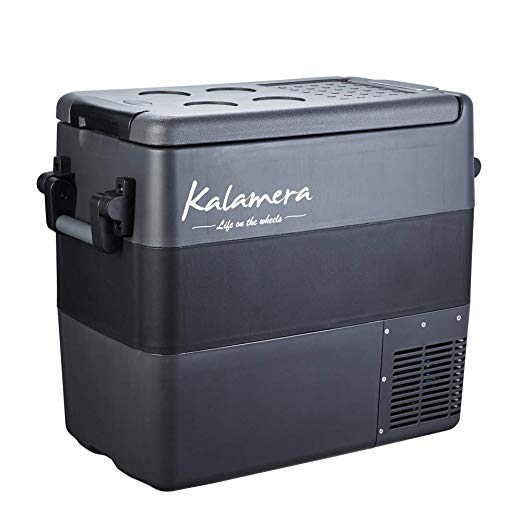Kalamera Portable Refrigerator Freezer (54 Quart) Car, Camp, Office, Travel Fridge | Electric Drink Cooler for Indoor, Outdoor, Traveling Use | DC and AC Power