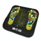 Colored Plastic Walk Stone Square Healthy Foot Massage Mat Pad Cushion
