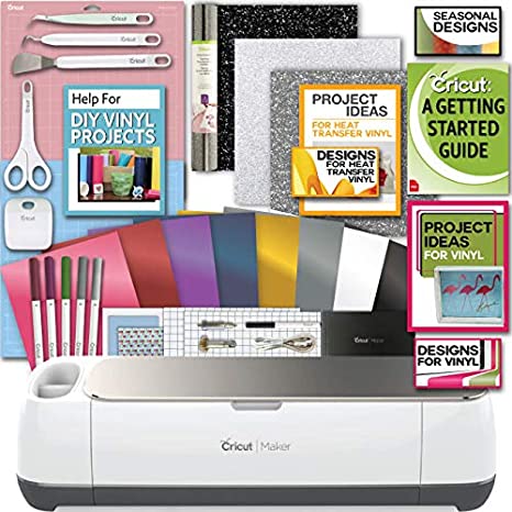 Cricut Maker Machine Bundle (Champagne Beginner Bundle)