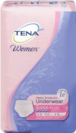 TENA for Women Heavy  Super Plus Absorbency Protection Underwear SmallMedium 18 Count