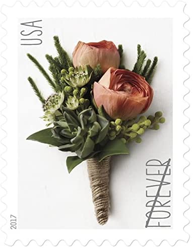 USPS Forever Stamp: Celebration Boutonniere (3 Sheets)