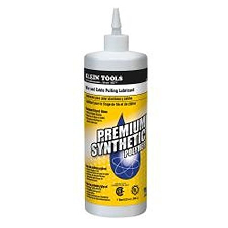 Klein Tools 51015 1-Quart Squeeze Bottle Premium Synthetic Polymer Wire and Cable Pulling Lubricant