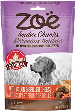 Zoe Tender Chunks, 5.3-Ounce, Cheese and Bacon - Grilled Cheese & Bacon, Cheese/Bacon