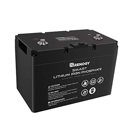 Renogy 12V 100Ah Smart Lithium Iron Phosphate Battery