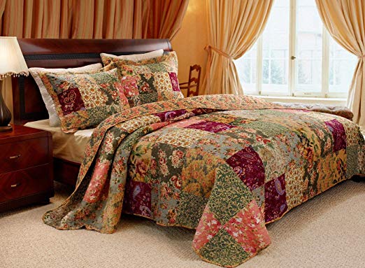 Greenland Home Antique Chic Full 3-Piece Bedspread Set