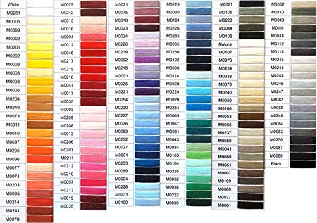 10 x MOON Coats Polyester SEWING & Overlocking THREAD * 1000 Yard CHOOSE ANY COLOURS/QUANTITY FROM SHADES LIST - GCS LONDON