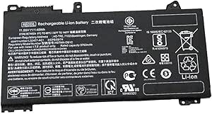 適用バッテー適用されるFor HP RE03XL ProBook 430 440 445 450 455 G6 zhan 66 45WH/3900MAH RE03XL対応用ノートパソコン電池交換用バッテー /