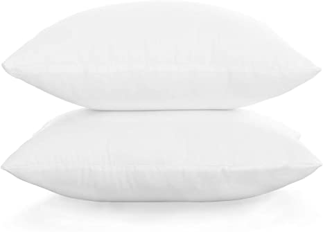 Throw Pillow Insert 16x16 Set of 2 Sham Stuffer Pillow Insert for Sofa Couch Sham Square Form Polyester Hypoallergenic Decorative Pillow