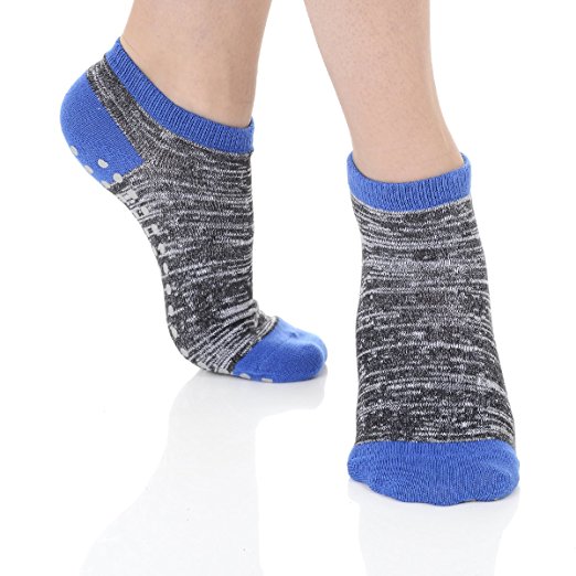 Great Soles Women's Fashion Non Skid Grip Socks for Pilates Barre One Size