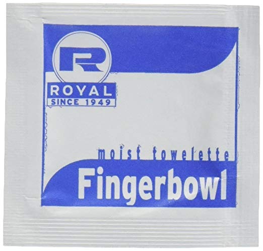 Royal Moist Wet Wipe Towelette, Individually Wrapped, Package of 500