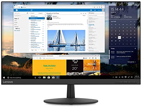 Lenovo L27q-30 27-inch QHD Monitor, LCD IPS, LED Backlit, 16:9, FreeSync, 75Hz, 4ms, Narrow Bezels, HDMI, DP, Tilt, VESA Mount, 65FCGCC1US, Raven Black