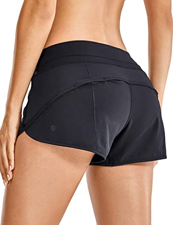 CRZ YOGA Women's Quick-Dry Workout Sports Active Running Shorts - 2.5 Inches