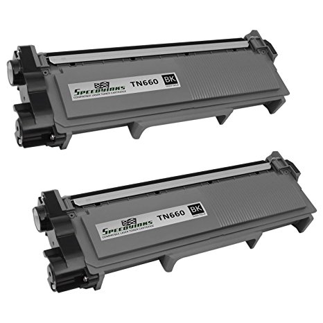 Speedy Inks - 2 Pack Compatible Brother TN630 TN660 TN-660 High Yield Black Toner Cartridge fort use in DCP-L2520DW, DCP-L2540DW, HL-L2300D, HL-L2320D, HL-L2340DW, HL-L2360DW, HL-L2380DW