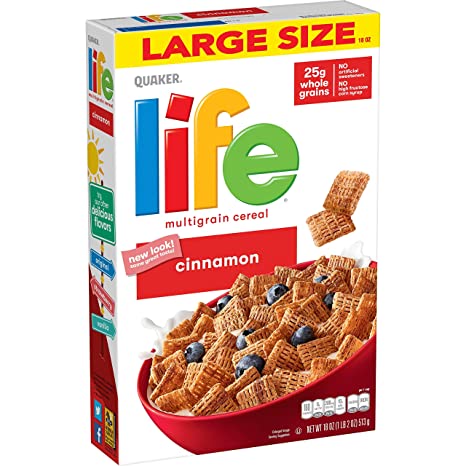 Life Cereal, Cinnamon, 18 Oz