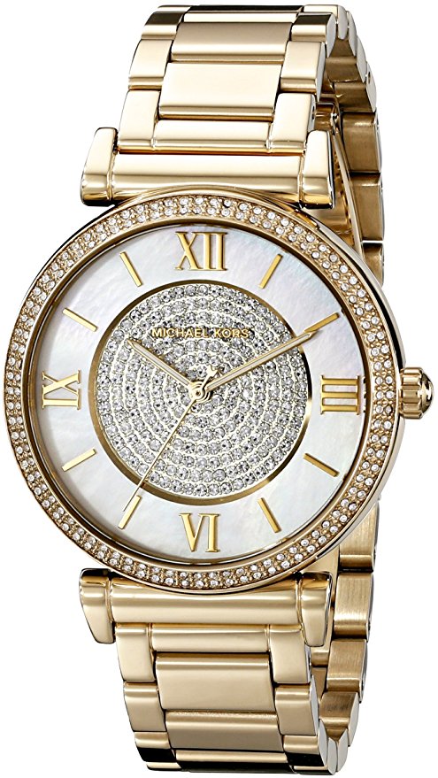 Michael Kors Women's Catlin Gold-Tone Watch MK3332