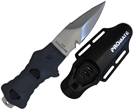 Promate Point Tip Scuba Dive BC Knife (3" Blade)