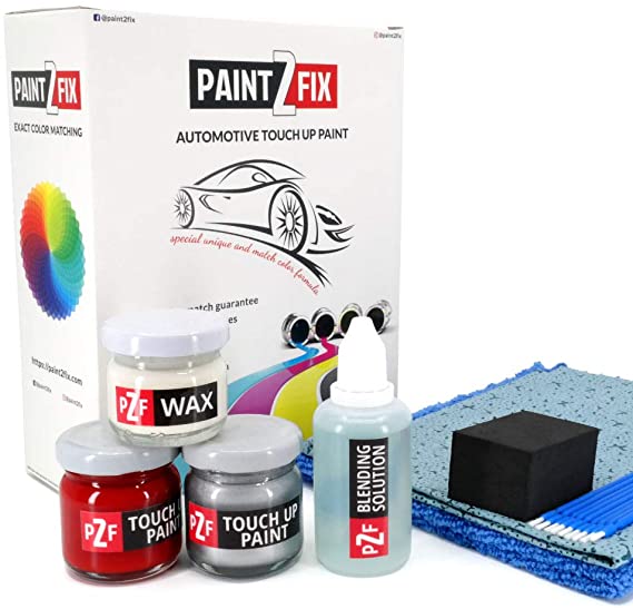 PAINT2FIX Celestial Silver Met 1J9 Touch Up Paint Compatible with Toyota Highlander - Paint Scratches and Chips Repair Kit - Color Match Guarantee - Bronze Pack