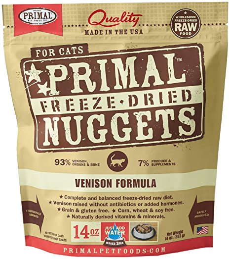 Primal Freeze-Dried Nuggets Venison Formula for Cats