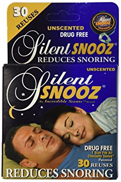 Silent Snooz Snore Relief - Unscented (30 Reuses)