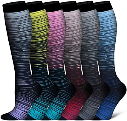 Compression Socks for Women and Men- Best for Running, Athletic Sports, Varicose Veins, Travel.