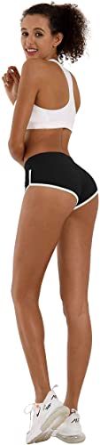 BUBBLELIME Sexy Booty Yoga Shorts Running Shorts Women Workout Fitness Active Wicking UPF30  Yoga Tummy Control