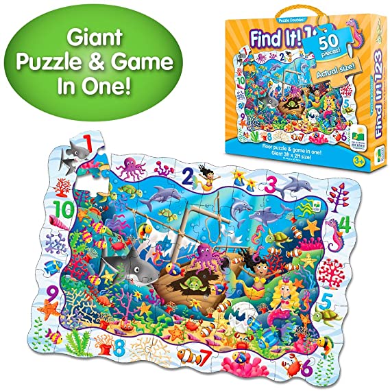 The Learning Journey Puzzle Doubles – Find It! 123 – STEM Preschool Toys & Gifts for Boys & Girls Ages 3 and Up