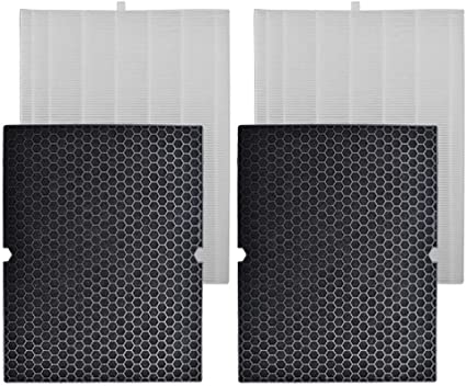 AirClean 2-Sets Replacement Filter H Compatible with Winix 5500-2 Air Purifier,Compare to Part Winix 116130