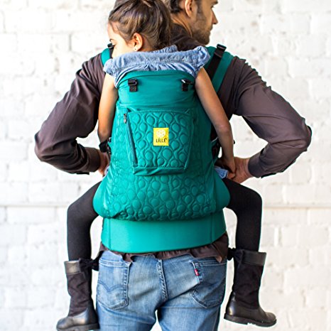 LILLEbaby 3 in 1 Carryon Toddler Carrier- Embossed Emerald